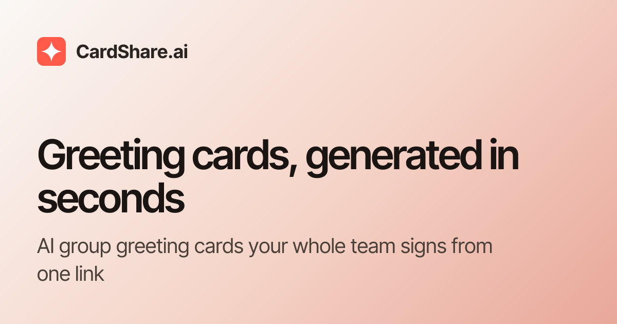 CardShare.ai preview